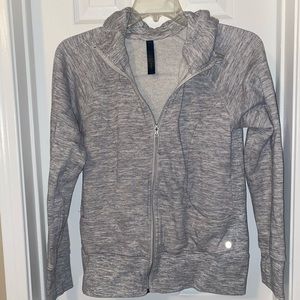 Grey Athletic Zip Up